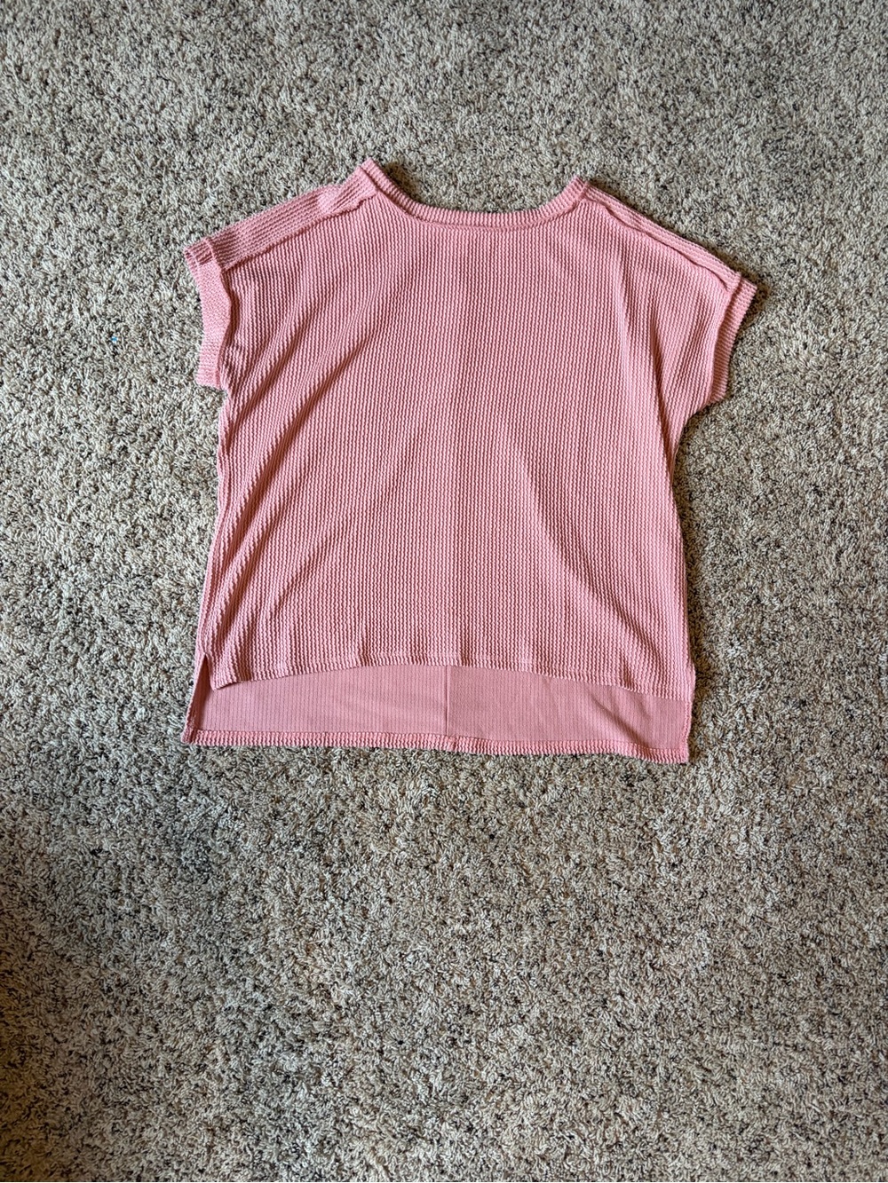 7th Roy Light Pink Short Sleeve Women's Knit Tee